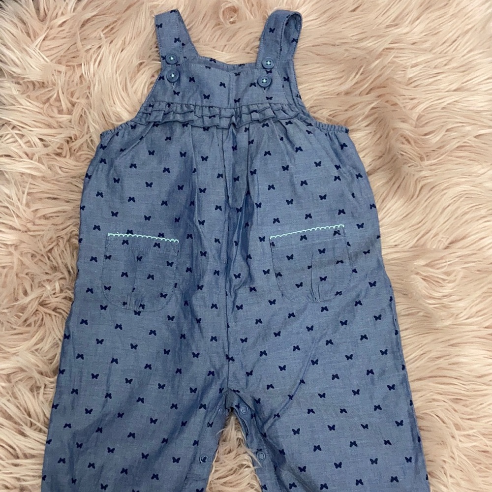 Butterfly Linen Romper